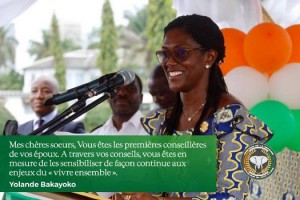 CEREMONIE DE L’ASSOCIATION DES ÉPOUSES DE MILITAIRES DE COTE D’IVOIRE (AEMCI)